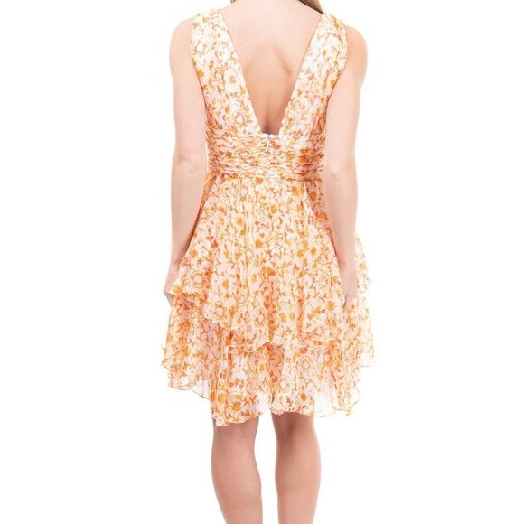 CAROLINE CONSTAS dress Paros Dress in Gold Medium $595 - Picture 2 of 13